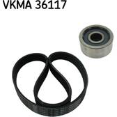 Kit Cinghie Poly-V SKF - VKMA 36117