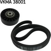 Kit Cinghie Poly-V SKF - VKMA 38001