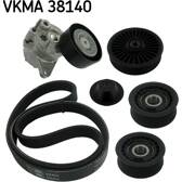 Kit Cinghie Poly-V SKF - VKMA 38140
