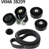 Kit Cinghie Poly-V SKF - VKMA 38209