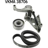 Kit Cinghie Poly-V SKF - VKMA 38706
