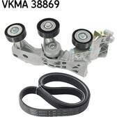 Kit Cinghie Poly-V SKF - VKMA 38869