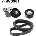 Kit Cinghie Poly-V SKF - VKMA 38871