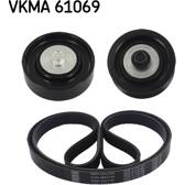 Kit Cinghie Poly-V SKF - VKMA 61069
