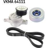 Kit Cinghie Poly-V SKF - VKMA 64111