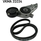 Kit de courroies d'accessoire SKF - VKMA 31034
