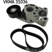 Kit de courroies d'accessoire SKF - VKMA 31036