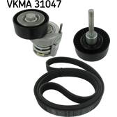 Kit de courroies d'accessoire SKF - VKMA 31047