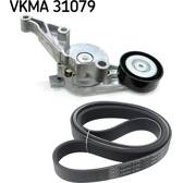 Kit de courroies d'accessoire SKF - VKMA 31079