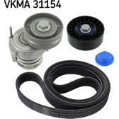 Kit de courroies d'accessoire SKF - VKMA 31154
