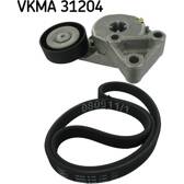 Kit de courroies d'accessoire SKF - VKMA 31204