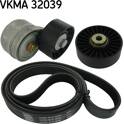 Kit de courroies d'accessoire SKF - VKMA 32039