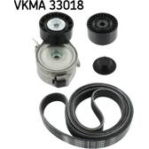 Kit de courroies d'accessoire SKF - VKMA 33018