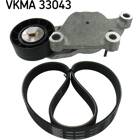 Kit de courroies d'accessoire SKF - VKMA 33043