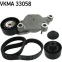 Kit de courroies d'accessoire SKF - VKMA 33058
