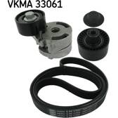 Kit de courroies d'accessoire SKF - VKMA 33061