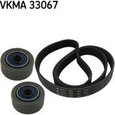 Kit de courroies d'accessoire SKF - VKMA 33067