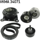 Kit de courroies d'accessoire SKF - VKMA 34071