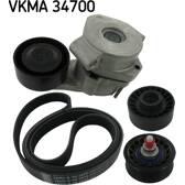 Kit de courroies d'accessoire SKF - VKMA 34700