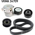Kit de courroies d'accessoire SKF - VKMA 34709