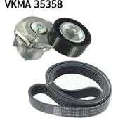 Kit de courroies d'accessoire SKF - VKMA 35358
