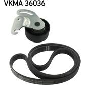 Kit de courroies d'accessoire SKF - VKMA 36036