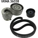 Kit de courroies d'accessoire SKF - VKMA 36038