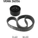 Kit de courroies d'accessoire SKF - VKMA 36056