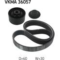 Kit de courroies d'accessoire SKF - VKMA 36057