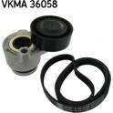 Kit de courroies d'accessoire SKF - VKMA 36058