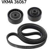 Kit de courroies d'accessoire SKF - VKMA 36067