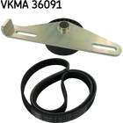Kit de courroies d'accessoire SKF - VKMA 36091
