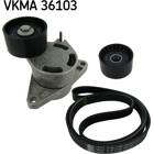 Kit de courroies d'accessoire SKF - VKMA 36103