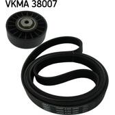 Kit de courroies d'accessoire SKF - VKMA 38007