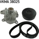 Kit de courroies d'accessoire SKF - VKMA 38025