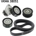 Kit de courroies d'accessoire SKF - VKMA 38051