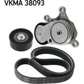 Kit de courroies d'accessoire SKF - VKMA 38093