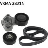 Kit de courroies d'accessoire SKF - VKMA 38214