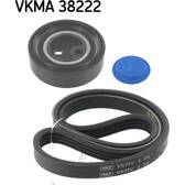 Kit de courroies d'accessoire SKF - VKMA 38222