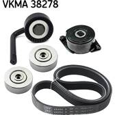 Kit de courroies d'accessoire SKF - VKMA 38278