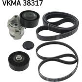 Kit de courroies d'accessoire SKF - VKMA 38317