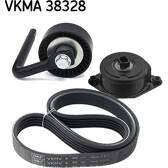 Kit de courroies d'accessoire SKF - VKMA 38328