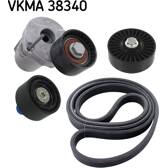 Kit de courroies d'accessoire SKF - VKMA 38340