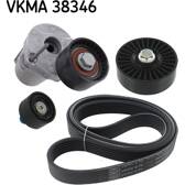 Kit de courroies d'accessoire SKF - VKMA 38346