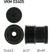 Polea, alternador SKF - VKM 03405