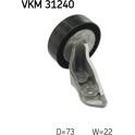 Polea inversión/guía, correa poli V SKF - VKM 31240