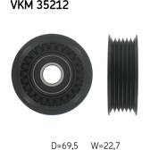 Polea inversión/guía, correa poli V SKF - VKM 35212