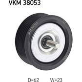 Polea inversión/guía, correa poli V SKF - VKM 38053