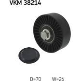 Polea inversión/guía, correa poli V SKF - VKM 38214