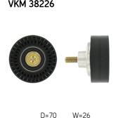 Polea inversión/guía, correa poli V SKF - VKM 38226